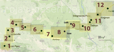 Route 66 key map
